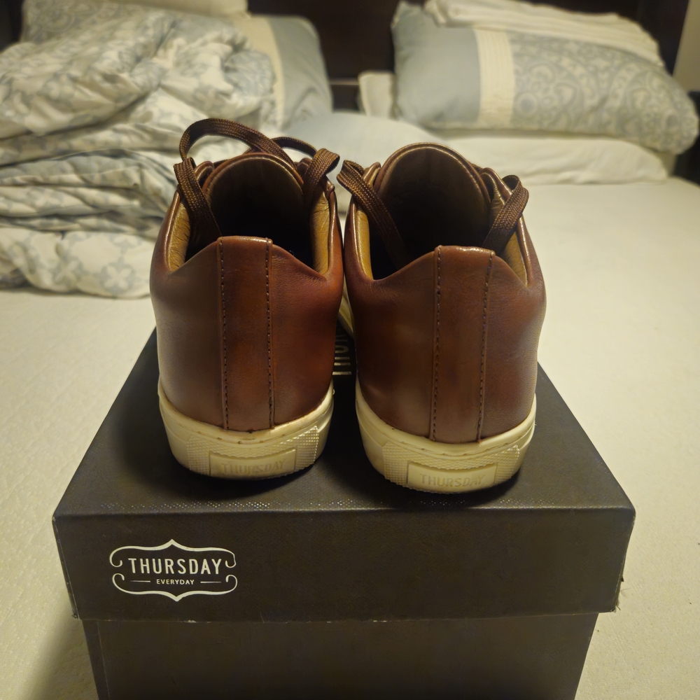 Men’s Thursday Premier Low-Top Sneakers, Toffee, 7.5 - Picture 3 of 5